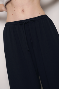 (Regular) Slow Dance Linen Pants Navy (Restock)
