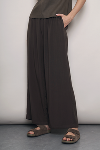 (Regular) Slow Dance Linen Pants Brown