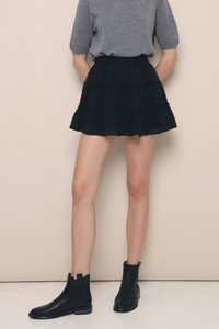 Soleil Tiered Skorts Black