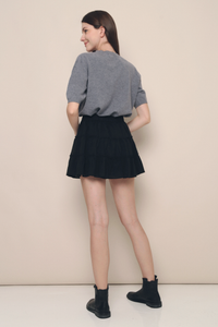Soleil Tiered Skorts Black
