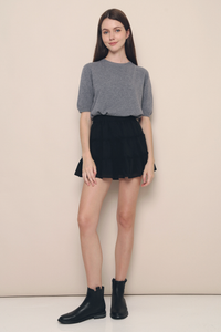 Soleil Tiered Skorts Black