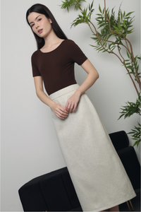Stardust Shift Skirt Ivory