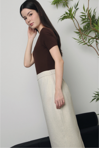 Stardust Shift Skirt Ivory