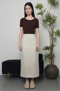Stardust Shift Skirt Ivory