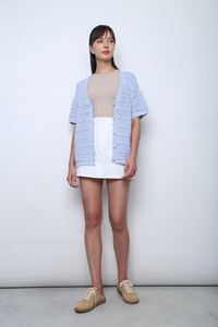 Sugarloop Knit Blouse Sky