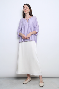 Sunbelle Babydoll Blouse Periwinkle