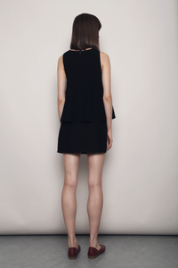 Sundae Club Tiered Top Black