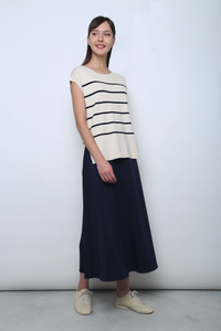 Sundae Stripe Sleeveless Knit Top Malt