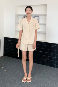 Sweet Slumber Gingham Pajamas Set Sunshine