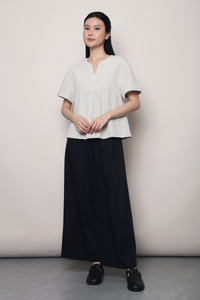 Tods V2 Notch Neck Top Oat (Restock)