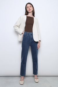 Uptown Girl Linen Blazer