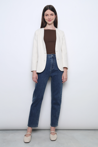 Uptown Girl Linen Blazer