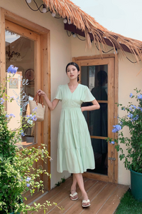 Viola Tier Maxi Dress Apple Mint