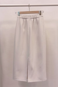 Work to Wine Midi Skirt Ivory (Backorder)
