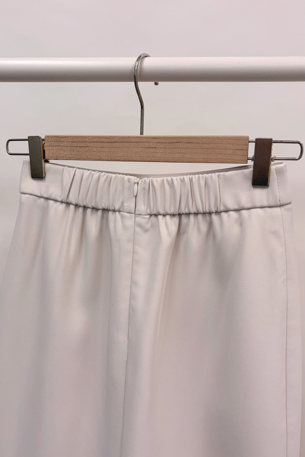 Work to Wine Midi Skirt Ivory (Backorder)