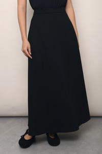 Waltz Skater Midi Skirt Black