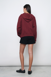 Warm Hug V2 Knit Hoodie Burgundy (Backorder)