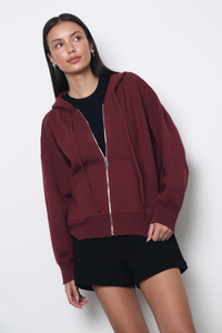 Warm Hug V2 Knit Hoodie Burgundy (Backorder)