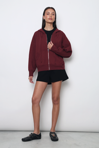 Warm Hug V2 Knit Hoodie Burgundy (Backorder)