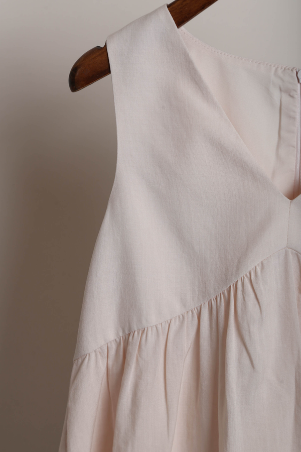 With Love Sleeveless Blouse Powder Pink
