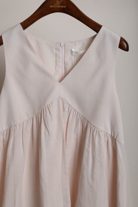 With Love Sleeveless Blouse Powder Pink