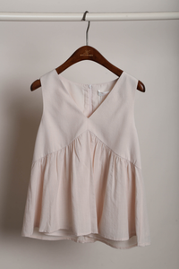 With Love Sleeveless Blouse Powder Pink