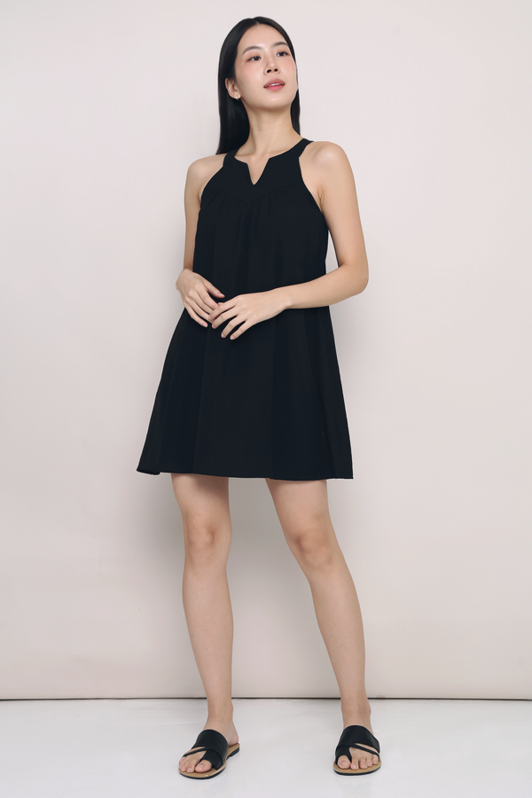 Zen Racerfront Dress Black
