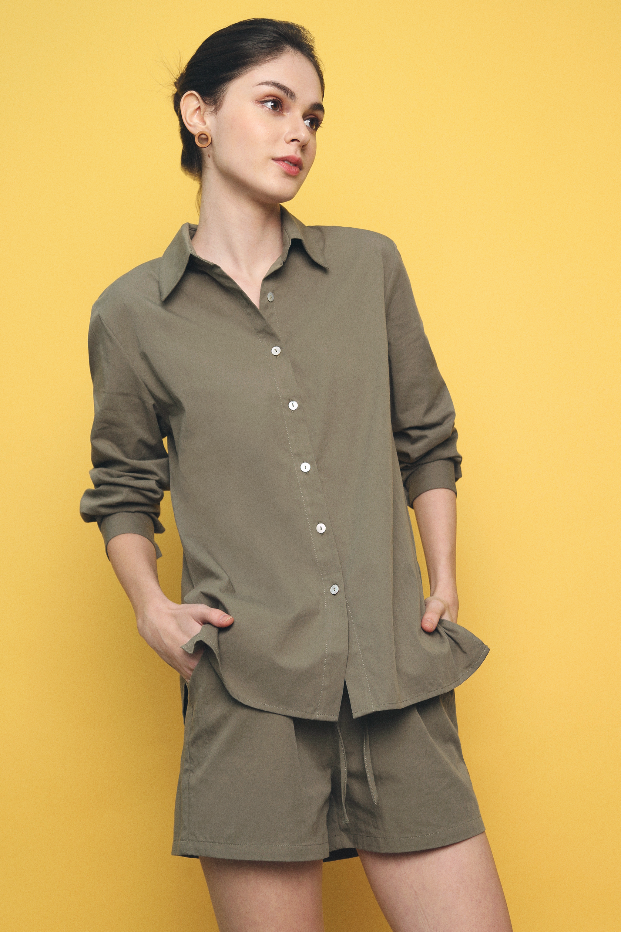 Armin Cotton Shirt Olive