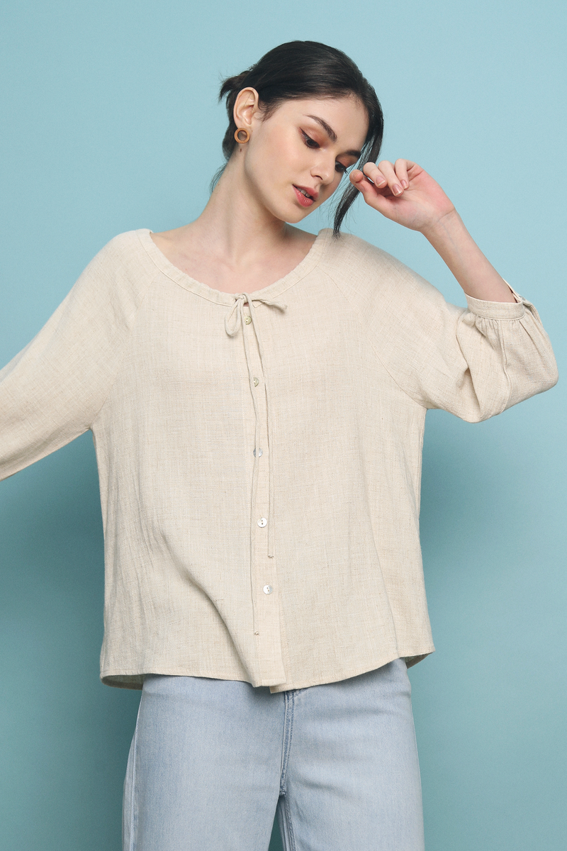 Benji Resort Blouse Malt