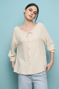 Benji Resort Blouse Malt