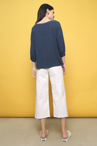 Benji Resort Blouse Navy