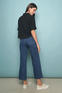 Brooks Cropped Shirt Black