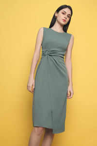 Gerraine Hoop Shift Dress Jade