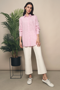 Helen Stripe Shirt Pink