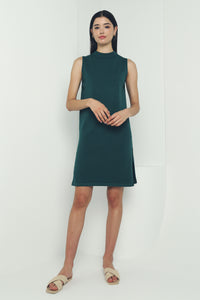 Reynold Slit Knit Dress Emerald (Restock)
