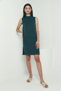 Reynold Slit Knit Dress Emerald (Restock)