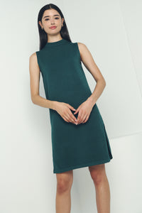 Reynold Slit Knit Dress Emerald (Restock)