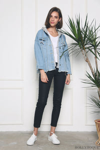 Abhy Hoodie Denim Jacket (Restock)