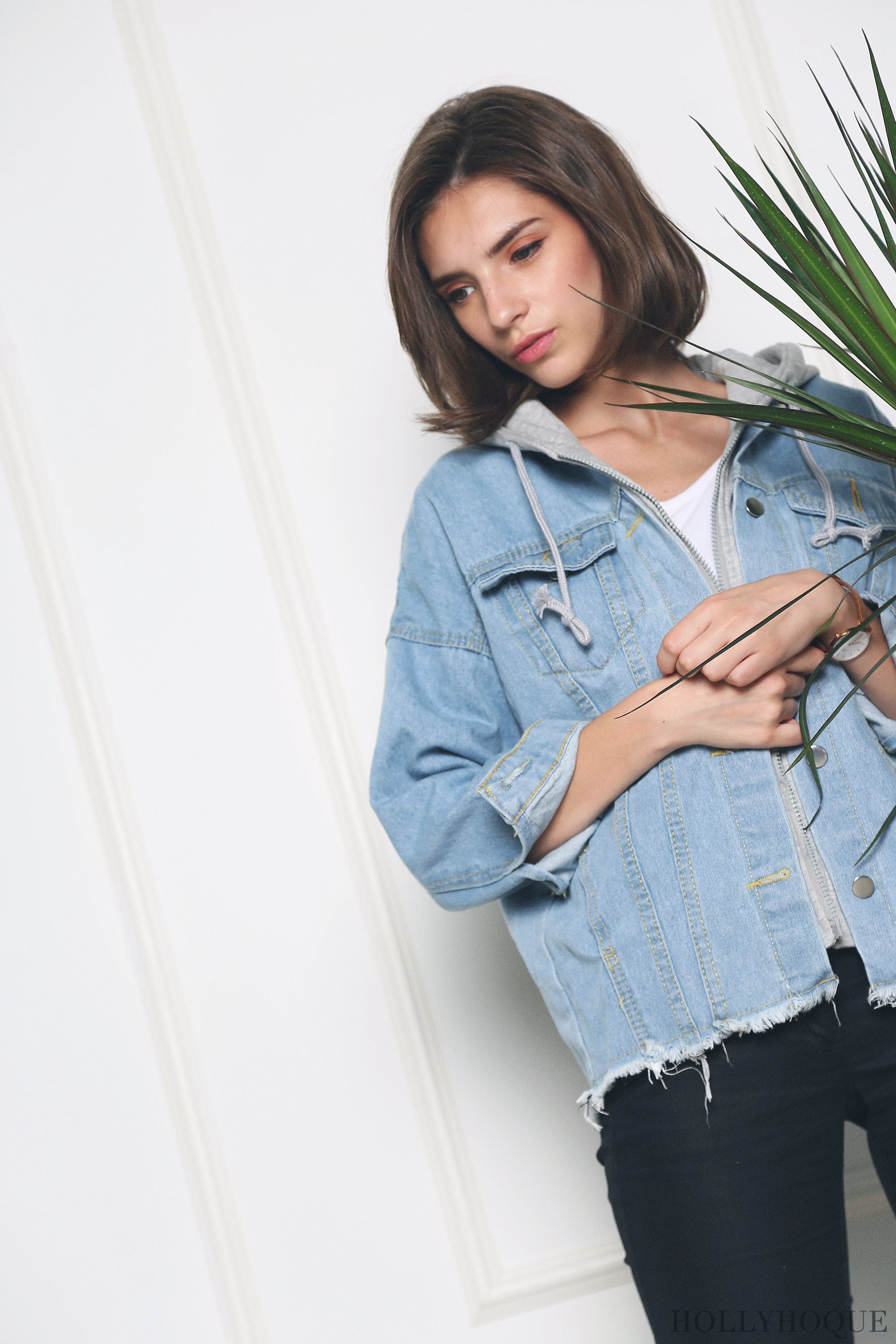 Abhy Hoodie Denim Jacket (Restock)