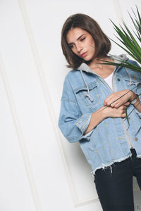 Abhy Hoodie Denim Jacket (Restock)