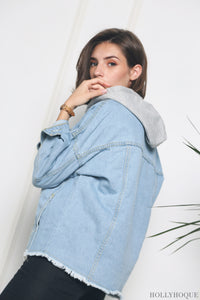 Abhy Hoodie Denim Jacket (Restock)