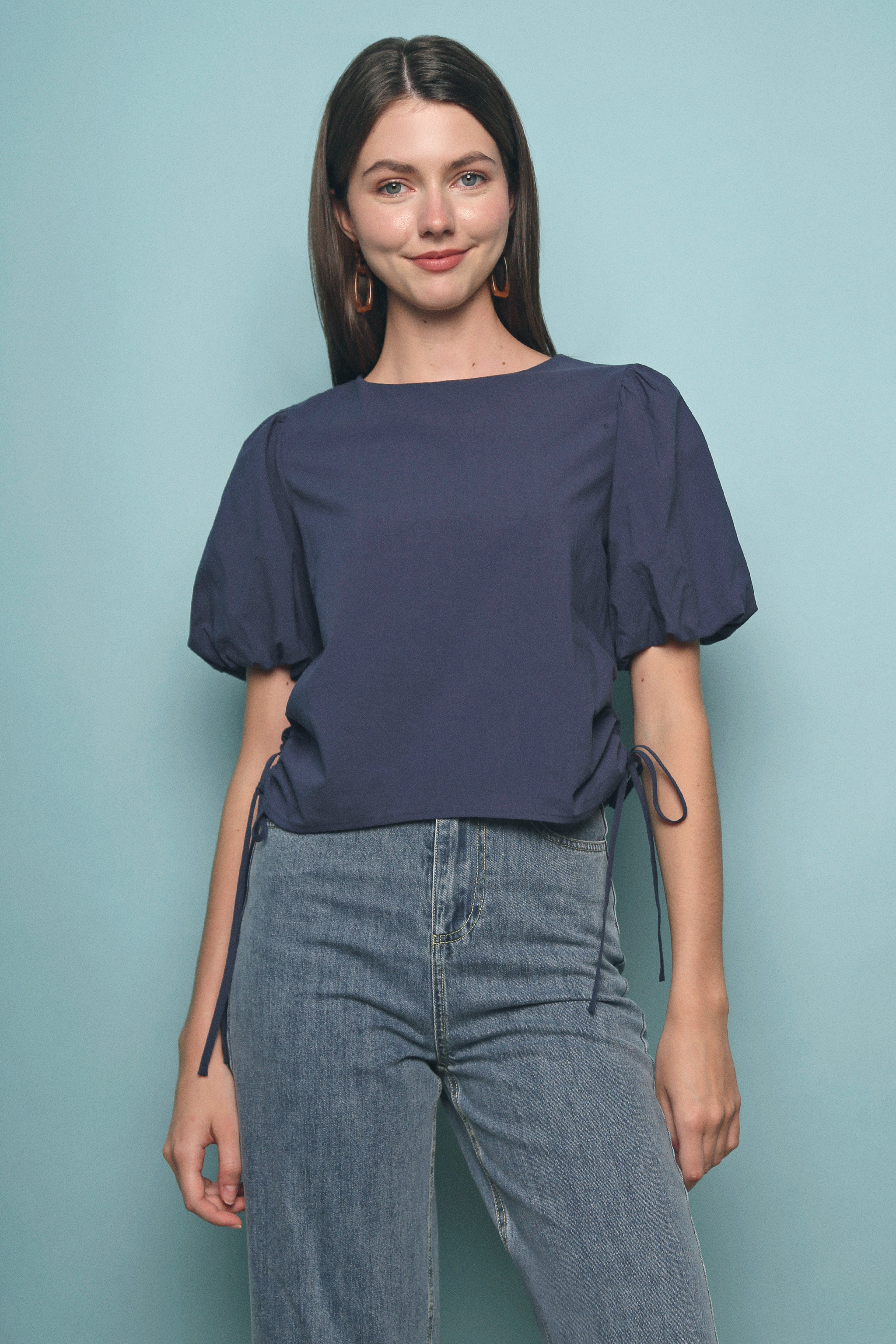 Jensa Hoop Cotton Top Navy
