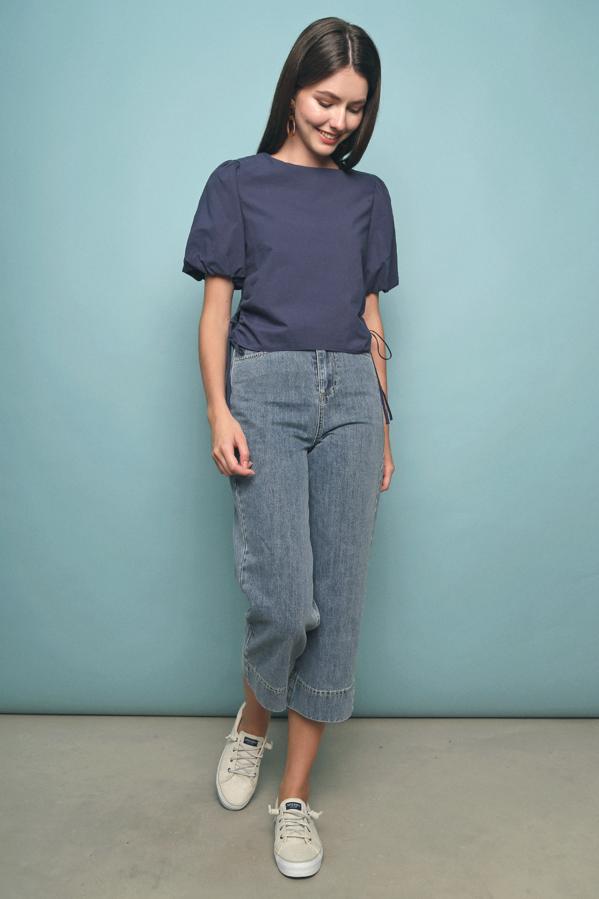 Jensa Hoop Cotton Top Navy