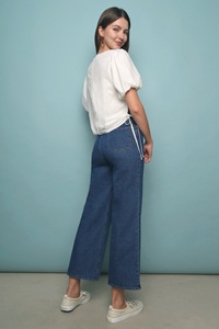 Jensa Hoop Cotton Top White