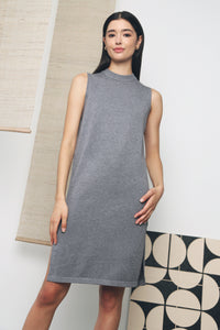 Reynold Slit Knit Dress Grey (Restock)