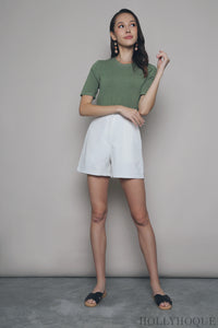 Loki Basic Knit Blouse Jade (Restock)