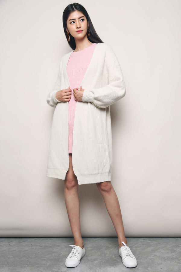 Floy Long Knit Cardigan Malt (Restock)