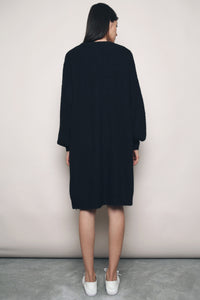 Floy Long Knit Cardigan Black (Restock)