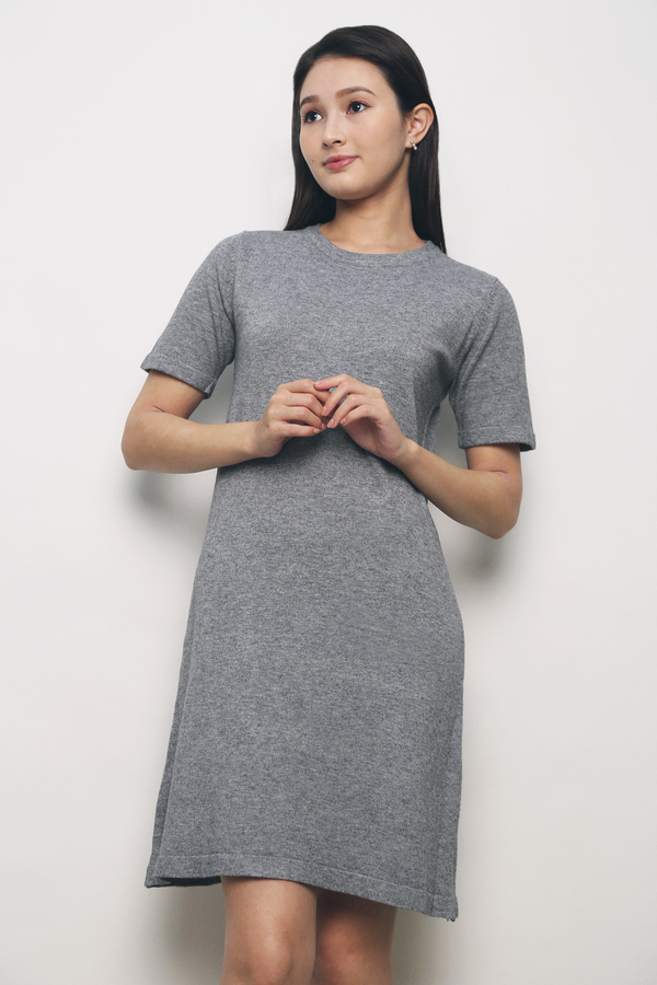 Tannis Knit Dress Grey