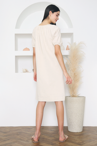 Vendi Multiway Linen Dress Malt